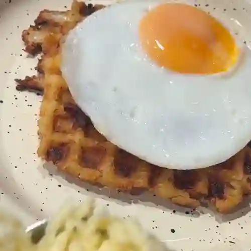 Arewaffle con Huevo