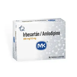 Mk Irbesartán/Amlodipino (300 mg/10 mg)