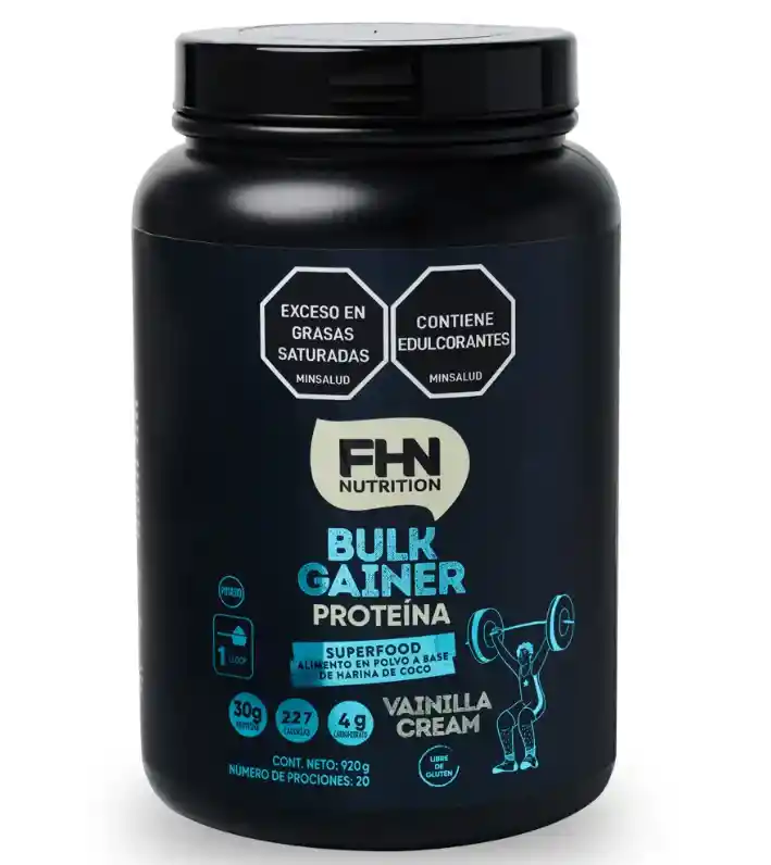 Proteína Fhn Nutrition Bulk Gainer Vainilla