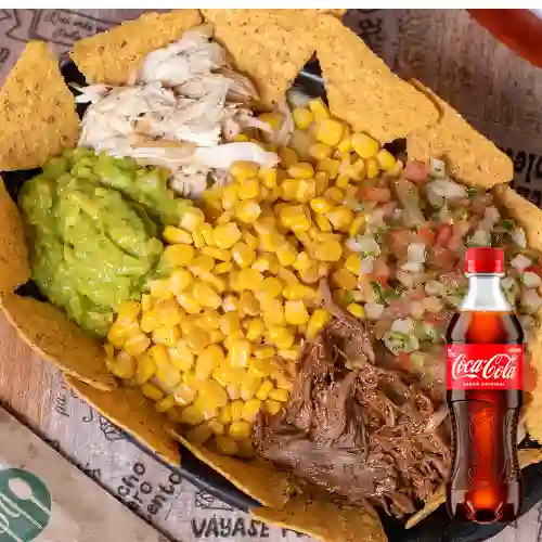 Combo Salchipapa Mexicana + Coca Cola Original 400 ml