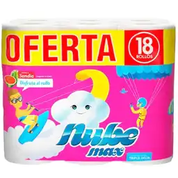 Nube Max Papel Higiénico Aroma a Sandía