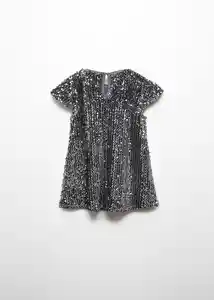 Vestido Ginab Gris Talla 70 Niña Mango