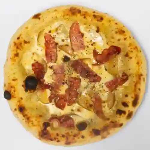 Pizza Tocineta y Peras