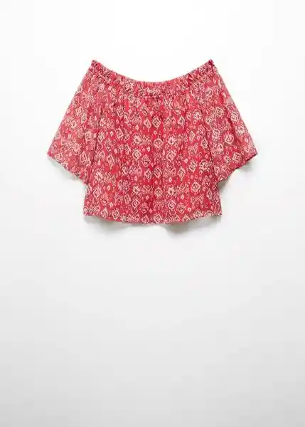 Blusa Vita Rojo Talla 22 Niñas Mango