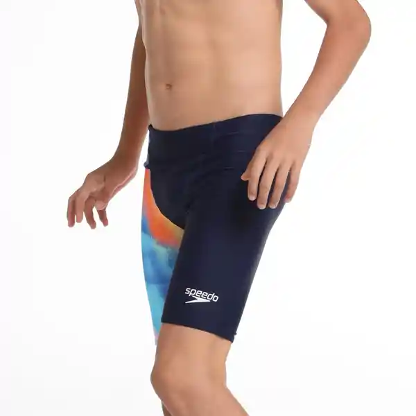 Pantaloneta de Baño Jammer V Cut Junior Ac Rain Talla 14 Speedo