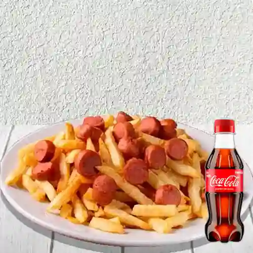 Combo Salchipapa + Coca Cola Original 250ML