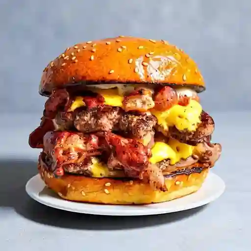 Hamburguesa Doble con Tocineta