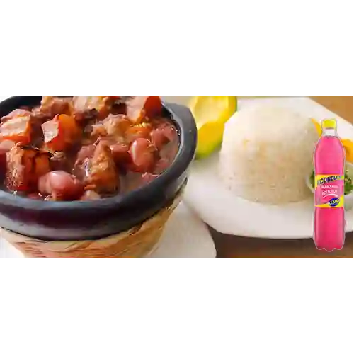 Combo frijolada + manzana 1 l