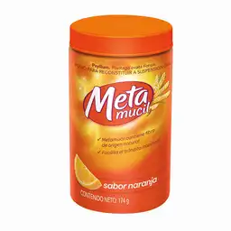 Metamucil Fibra Natural Sabor Naranja 174 g - 30 dosis