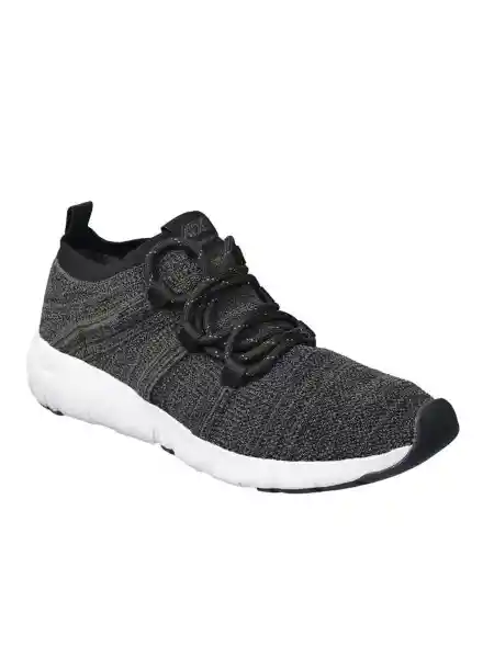 Aeroflex Tenis Deportivo Mujer Gris y Blanco Talla 35