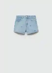 Short Estrella Tejano Medio Talla 12 Niñas Mango