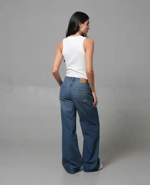 Jean Mujer Azul 6 233 G014_AZU174021 Rifle