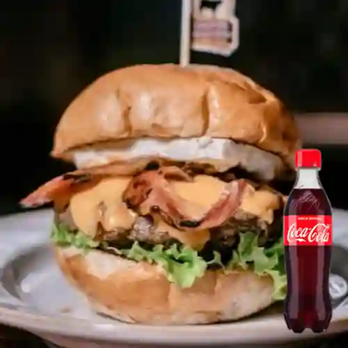Combo Hamburguesa Americana +Cocacola Orig 400ml