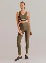 Leggings Largo Mp Mujer Verde Militar T. M Bronzini