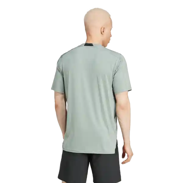 Adidas Camiseta Manga Corta Entrenamiento Hombre Verde Talla M