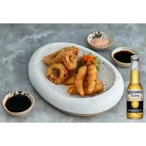 Combo Mix Crispy + Cerveza Coronita Bot. 210ml