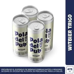 Pola del Pub 4-pack cerveza Witbier 473 Ml