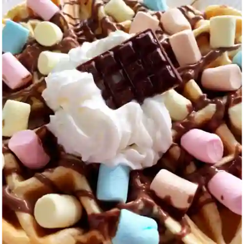 Waffles Másmelos con Chocolatina