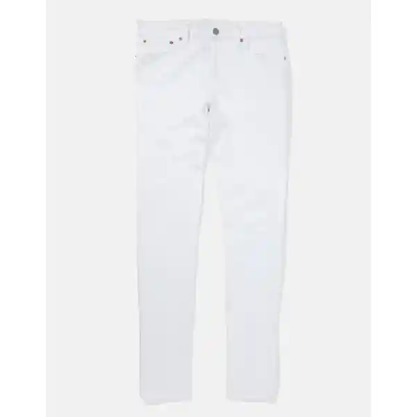 Jean Slim Hombre Blanco Talla 33 x 30 American Eagle