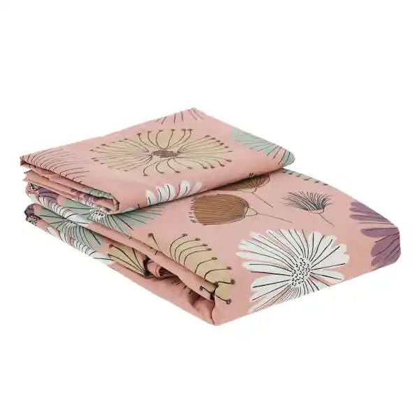 Set Funda Plumón Con Estampado 144 Hilos King XL Casaideas