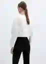 Chaqueta Napoles2 Blanco Talla L Mujer Mango