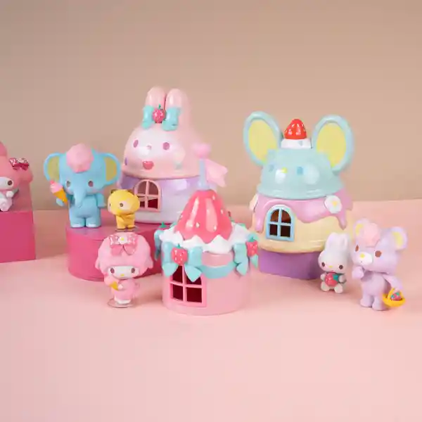 Caja Sorpresa Con Figura my Melody Piano Sanrio Miniso
