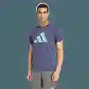 Adidas Camiseta Tr-Es Fr Logo Hombre Azul Talla L Ref: IW3348