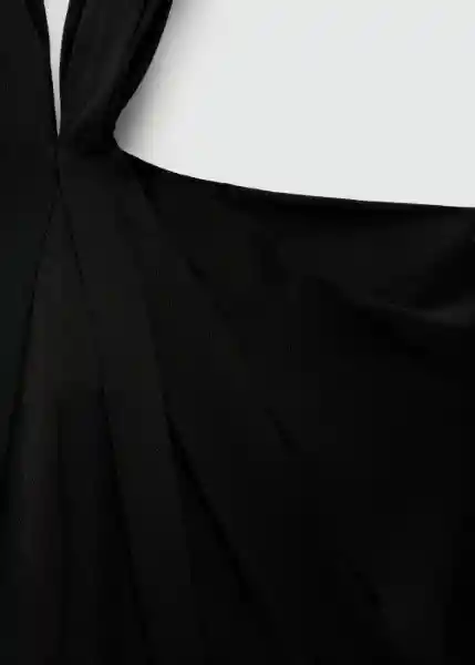 Enterizo Mono Mony Negro Talla S Mujer Mango