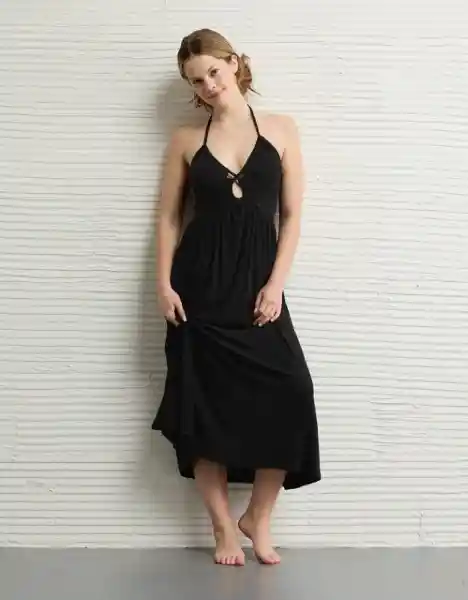 Vestido Mujer Negro Talla X-Small 8651001 American Eagle