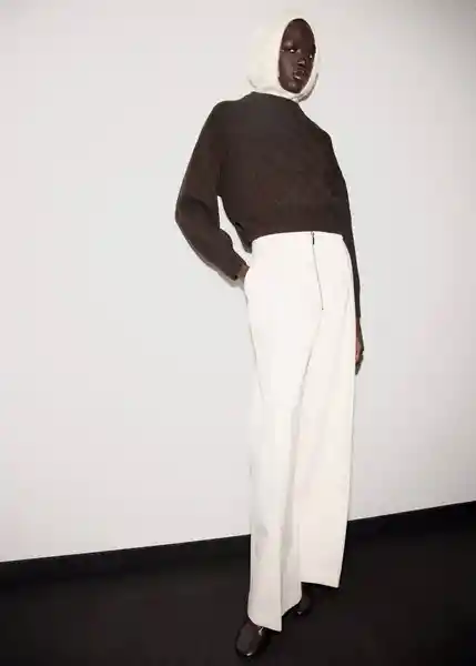 Saco Jersey Alpi Chocolate Talla L Mujer Mango