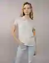 Camiseta Mujer Gris Talla MEDIUM 9899050 American Eagle