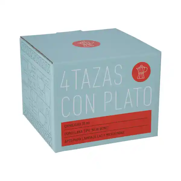Set Taza Con Plato Casaideas