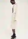 Falda Irise Piedra Talla 34 Mujer Mango