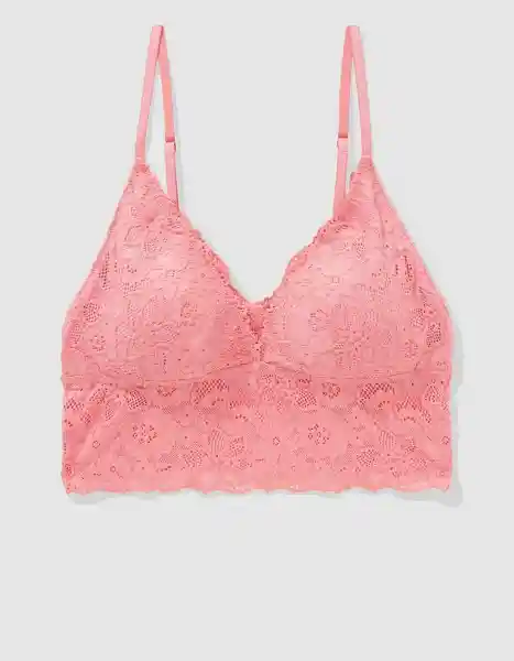 Top Bralette Aerie Rosa Talla X-LARGE 3853684 American Eagle