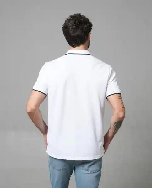 Camiseta Polo Hombre Blanco L 190G010_BLA110601 Rifle