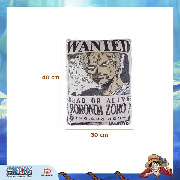 Almohada Zoro Serie One Piece Variado 16 in Miniso