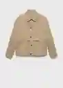 Chaqueta Darren Beige Talla M Hombre Mango