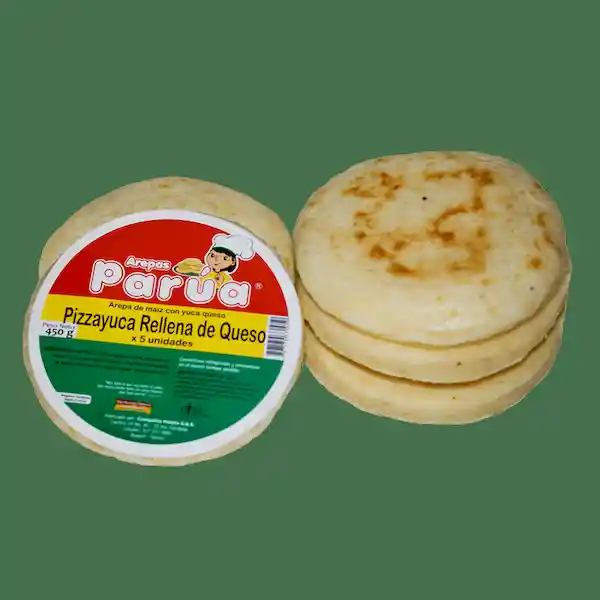 Parúa Arepa Rellena Queso Pizzayuca