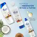 Shampoo Head Shoulders Hidratacion Aceite de Coco Control Caspa 375 ml + Shampoo Head Shoulders Hidratacion Aceite de Coco Control Caspa Champu Head and Shoulders 180 ml