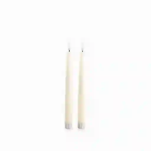 Set Vela Led Largas 22 cm Ambiente Gourmet