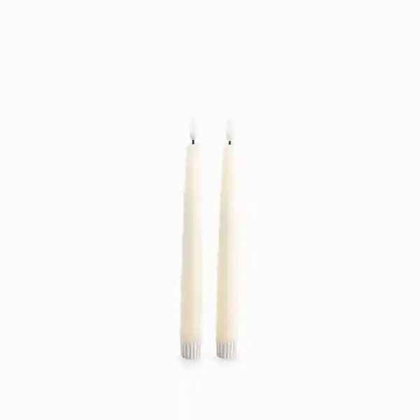 Set Vela Led Largas 22 cm Ambiente Gourmet