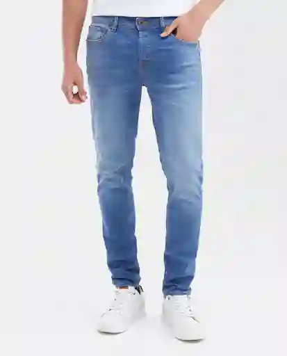 Jean Super Slim Fit- Masculino Azul Frances 28/32 Chevignon