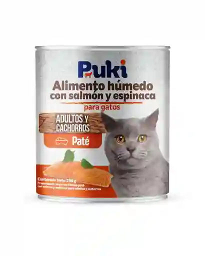 Pukí Alimento Húmedo Salmon Gatos