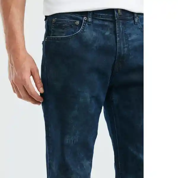 Jean Straight Fit Morrison Azul Oscuro Talla 30 Chevignon