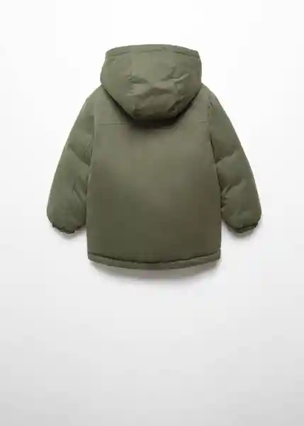Abrigo Anorak Polo Khaki Talla 07 Niños Mango