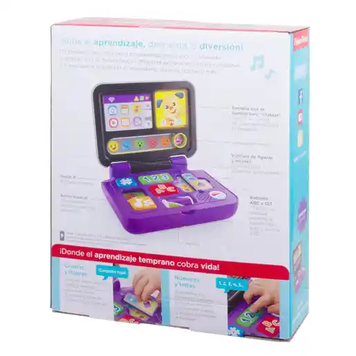 Fisher Price Juguete Didáctico Laptop Interactiva Ríe y Aprende