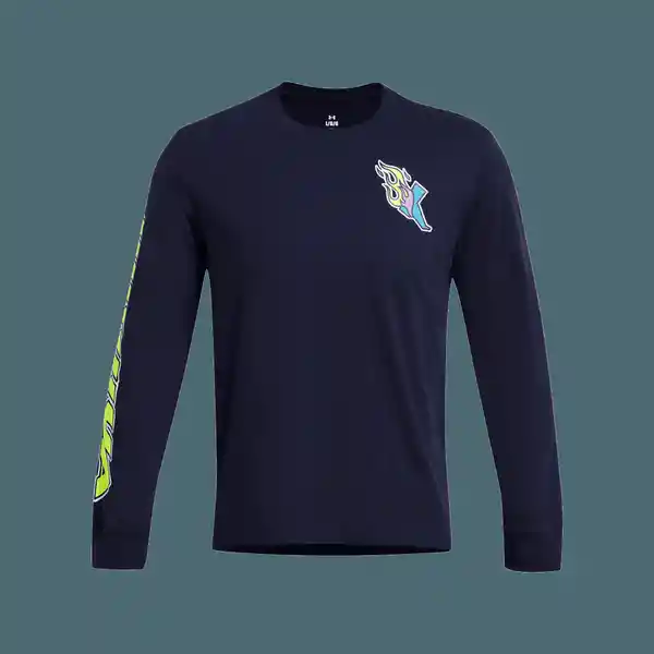 Under Armour Camiseta Run Anywhere ls Hombre Azul XL 1384195-410