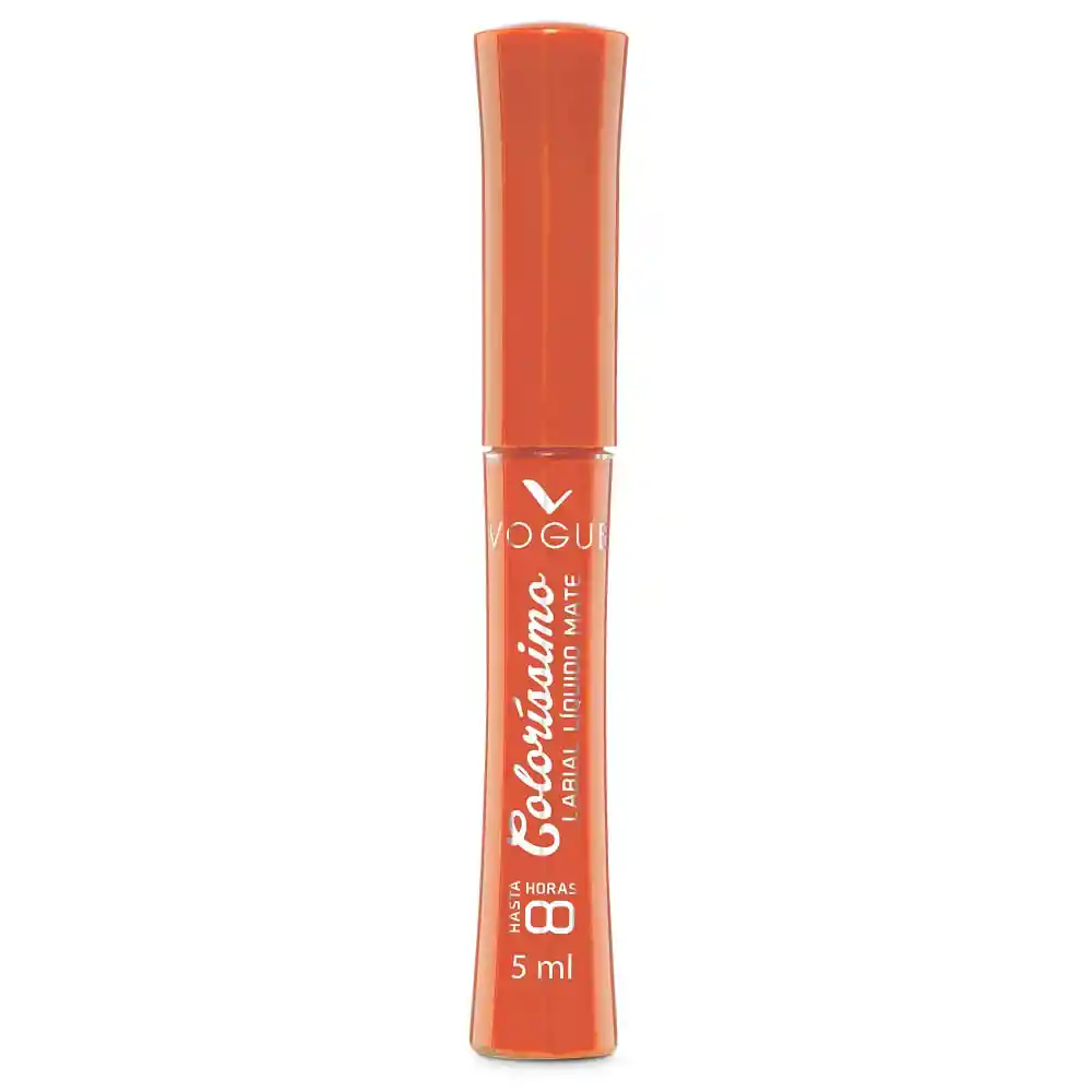 Vogue Labial Colorissimo Mate Waterproof Color Naranja