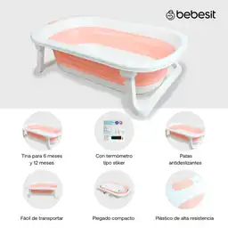 Bebesit Bañera Plegable Jelly Pink