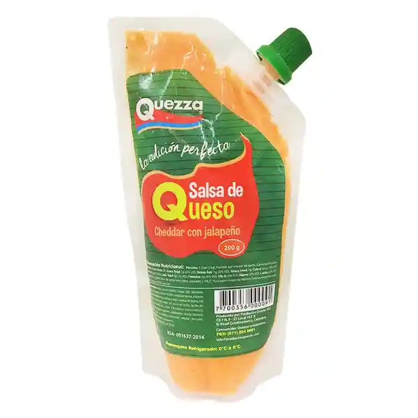 Quezza Salsa de Queso Cheddar Con Jalapeño